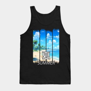 Summer Paradise Beach Landscape – Anime Shirt Tank Top